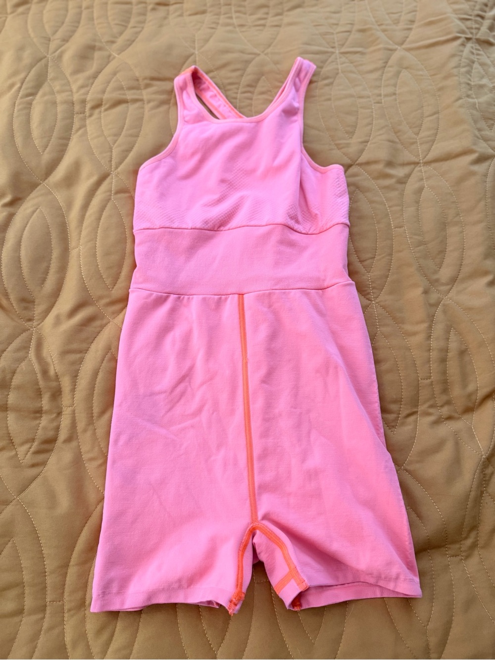 FP Movement by Free People Hot Pink Coral Onesie Jumper Romper XS/S